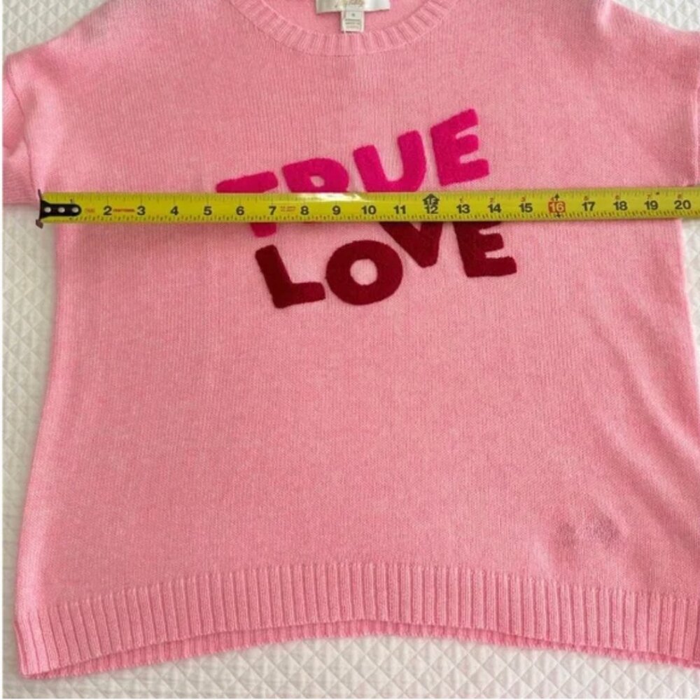 Lilly Pulitzer Pippy Sweater True Love Conch Shell Pink Small - Picture 13 of 15